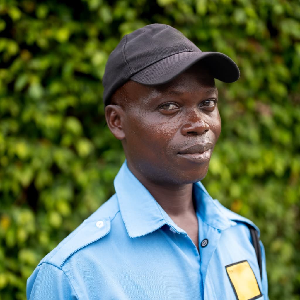 Mr. Stephen, a parent in the Onaara partner family
